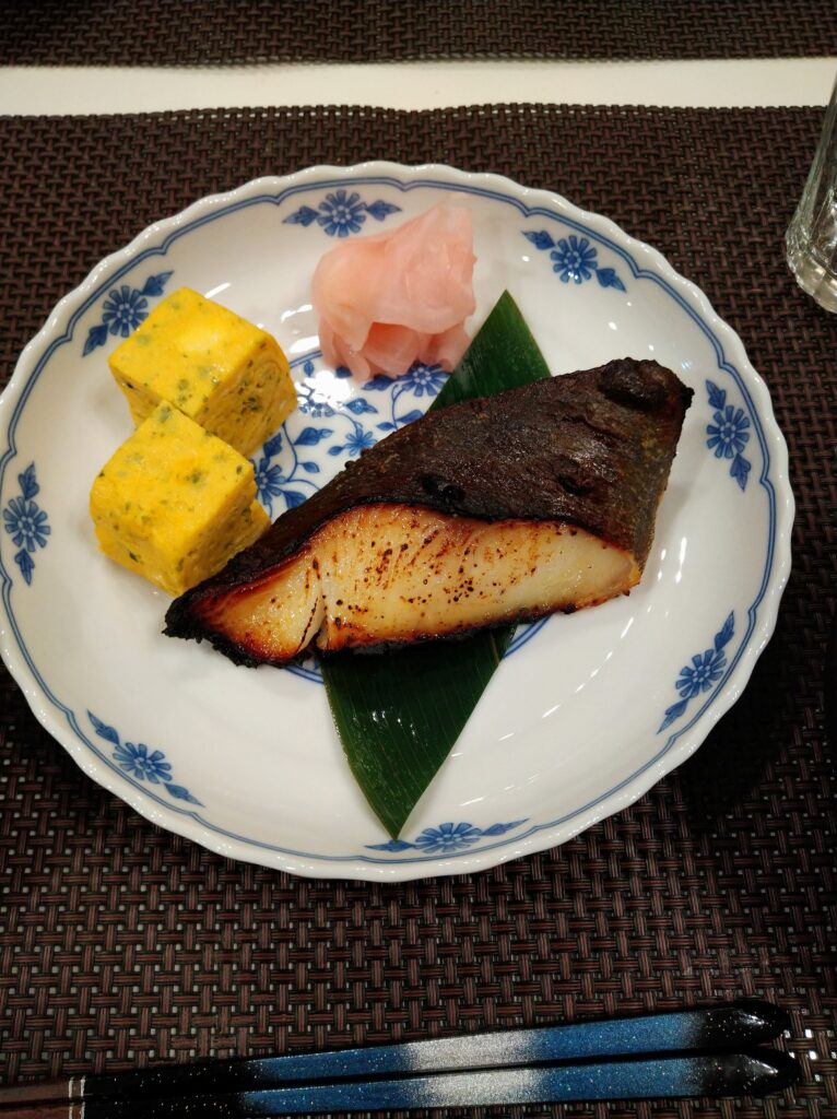 銀だらの西京焼きの完成写真